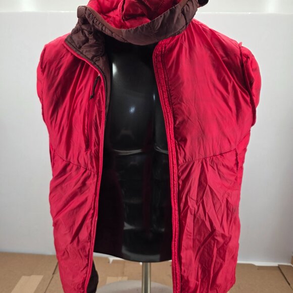 North Face Jacket Mens Medium Two Tone  ThermoBall Eco Hooded Insulated Puffer - Picture 13 of 16